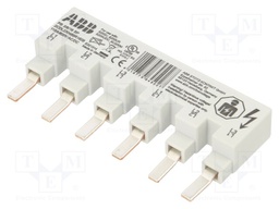 Busbar; 16mm2; Poles: 3; 480VAC; Inom: 80A; No.of mod: 2