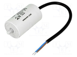 Capacitor: motors, run; 15uF; 475VAC; Ø40x70mm; -25÷85°C; ±5%