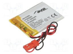 Re-battery: Li-Po; 3.7V; 320mAh; cables,JST SYP-02T-1 socket