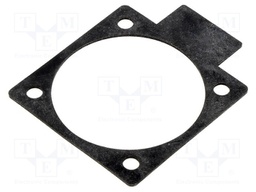 Connector accessories: socket gasket; black