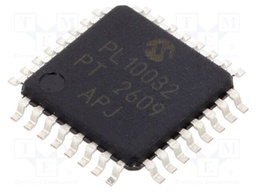 IC: PIC microcontroller; 64kB; 24MHz; 1.8÷5VDC; SMD; TQFP32