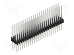 Connector: pin strips; pin header; male; PIN: 46; 1.27mm; THT; 2x23