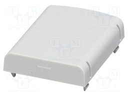 Cover; grey; UL94V-0; ME PLC 40; polycarbonate; X: 39.7mm; Y: 51.8mm