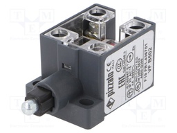 Limit switch; metal plunger; NO + NC; 10A; max.400VAC; max.250VDC