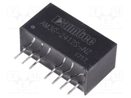 Converter: DC/DC; 3W; Uin: 18÷36V; 12VDC; Iout: 250mA; SIP8; 4.9g