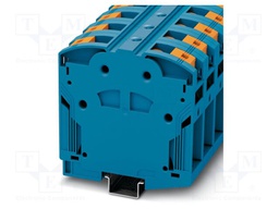 Splice terminal: rail; PA; ways: 1; terminals: 2; W: 31mm; H: 116.4mm