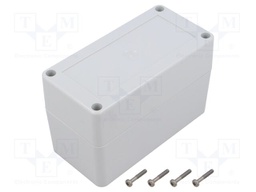 Enclosure: multipurpose; X: 60mm; Y: 120mm; Z: 75mm; ZP; ABS; gasket