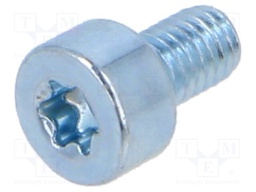 Screw; M3x5; 0.5; Head: cheese head; Torx®; TX10; steel; zinc