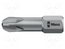 Screwdriver bit; Phillips; PH3; Overall len: 25mm; Torsion