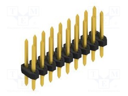 Connector: pin strips; pin header; male; PIN: 18; 2mm; THT; 2x9; 100V