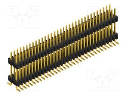 Connector: pin strips; pin header; male; PIN: 66; 1.27mm; SMT; 2x33