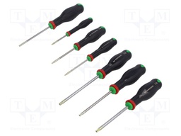 Kit: screwdrivers; Torx®; 7pcs.