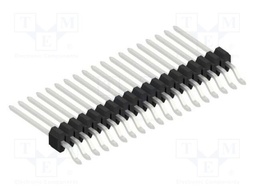 Connector: pin strips; pin header; male; PIN: 19; 1.27mm; SMT; 1x19