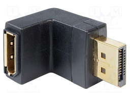 Adapter; DisplayPort socket,DisplayPort plug 90° up/down