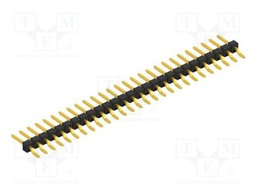 Connector: pin strips; pin header; male; PIN: 27; 2.54mm; SMT; 1x27