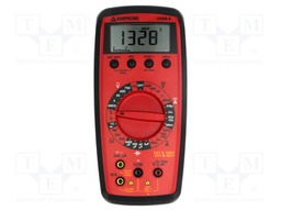 Digital multimeter; LCD 3,75 digit (3999); Bargraph: 41segm.