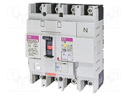 Power breaker; Poles: 4; screw type; Inom: 250A; 525VAC; IP20; MCCB