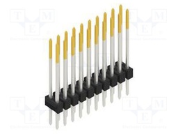 Connector: pin strips; pin header; male; PIN: 20; 2.54mm; THT; 2x10