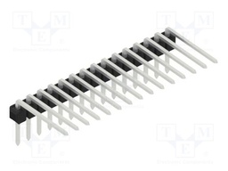 Connector: pin strips; pin header; male; PIN: 15; 2.54mm; THT; 1x15