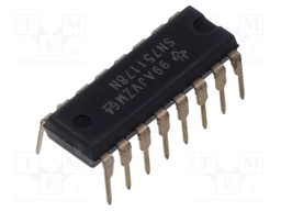 Differential Driver RS422/RS485, Rail-to-Rail, 2 Drivers, 4.75V-5.25V supply, DIP-16