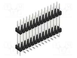 Connector: pin strips; pin header; male; PIN: 28; 2.54mm; SMT; 2x14