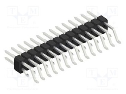 Connector: pin strips; pin header; male; PIN: 28; 2.54mm; SMT; 2x14