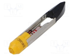 LED lamp; yellow; T6,8; 24VDC; 24VAC; No.of diodes: 1