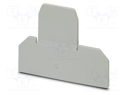 Separating plate; L: 67mm; W: 2.5mm; H: 75mm; Body: grey