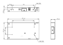 Power supply: switching; for building in; 250W; 12VDC; 20.8A; 91%