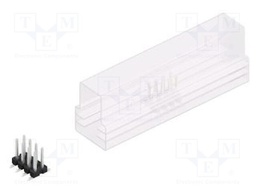 Connector: pin strips; pin header; male; PIN: 8; 2.54mm; SMT; 2x4