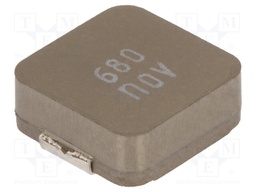 Inductor: ferrite; 68uH; Ioper: 3.6A; 163mΩ; ±20%; Isat: 4.5A