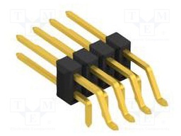 Connector: pin strips; pin header; male; PIN: 8; 2.54mm; SMT,THT