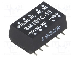 Converter: DC/DC; 1W; Uin: 36÷75V; 15VDC; Iout: 6.7÷67mA; SMD; 1.4g
