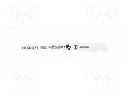 Hacksaw blade; metal; 76mm; 12teeth/inch; 5pcs.