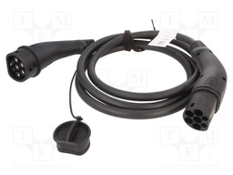Cable: eMobility; 480V; 22kW; Type 2,both sides; IP44; 2.5m; 32A