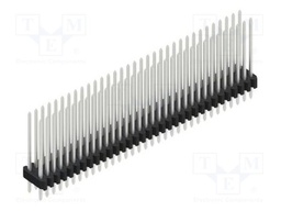 Connector: pin strips; pin header; male; PIN: 66; 1.27mm; THT; 2x33