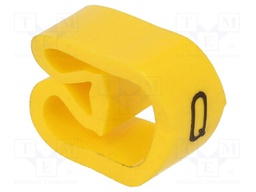 Markers for cables and wires; Label symbol: Q; 8÷16mm; PVC; H: 6mm