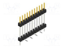 Connector: pin strips; pin header; male; PIN: 11; 2.54mm; SMT; 1x11