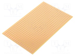 Board: universal; single sided,prototyping; W: 100mm; L: 160mm