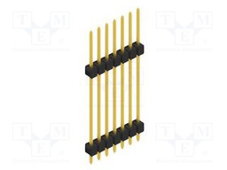 Connector: pin strips; pin header; male; PIN: 7; 2.54mm; THT; 1x7