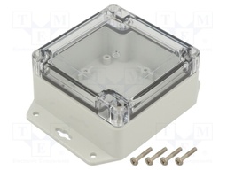 Enclosure: multipurpose; X: 90mm; Y: 90mm; Z: 45mm; ZP; polycarbonate