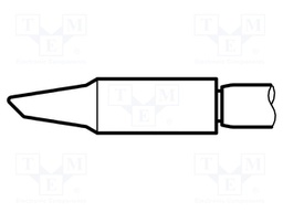 Tip; conical sloped; 1mm