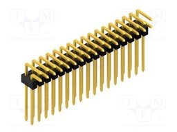 Connector: pin strips; pin header; male; PIN: 34; 2.54mm; THT; 2x17