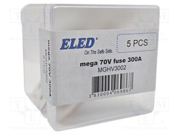 Fuse: fuse; 300A; 70VDC; automotive; 68mm; M8 screw; 68x16x10.5mm