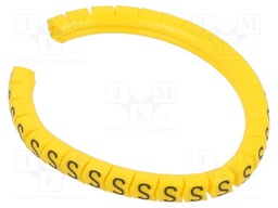 Markers for cables and wires; Label symbol: S; 1.3÷3mm; PVC; PA