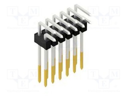 Connector: pin strips; pin header; male; PIN: 12; 2.54mm; THT; 2x6