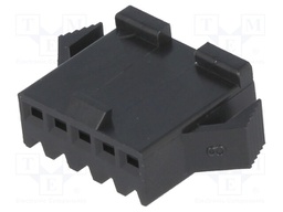 Plug; wire-wire; female; NPP; 2.5mm; PIN: 5; w/o contacts; for cable