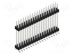 Connector: pin strips; pin header; male; PIN: 36; 2.54mm; SMT; 2x18