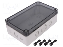 Enclosure: multipurpose; X: 110mm; Y: 180mm; Z: 63mm; TK PC; grey