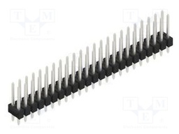 Connector: pin strips; pin header; male; PIN: 46; 2.54mm; THT; 2x23